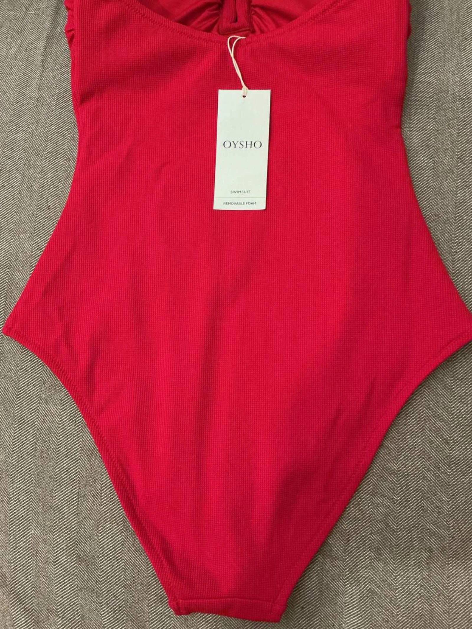 Maiô 1 Peça Feminino Oysho Vermelho Tamanho 36 – photo 8